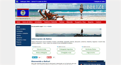 Desktop Screenshot of embajadadebelize.org